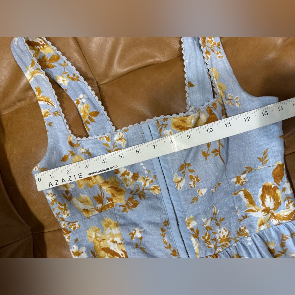 Reformation Tagliatelle Midi Dress in Heavenly Size 2 - Picture 4 of 7